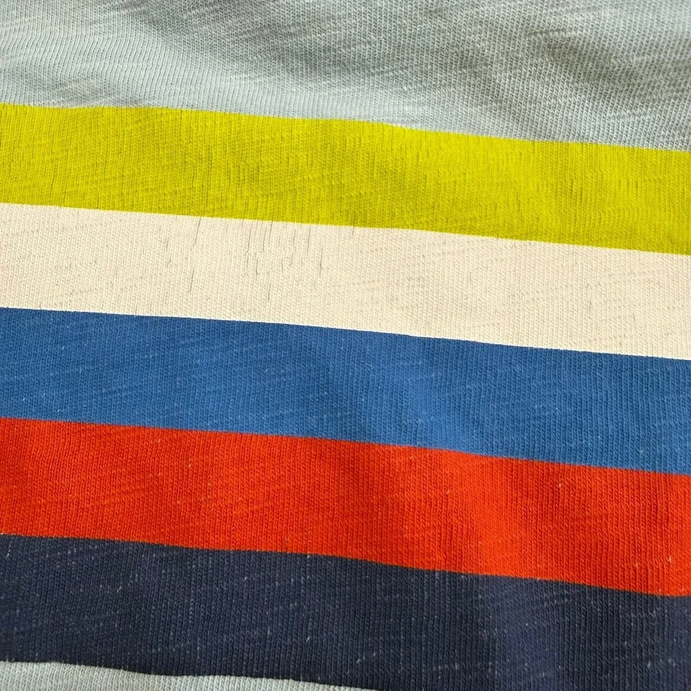 Mini Boden boys rainbow banner short sleeve shirt‎ 5/6
